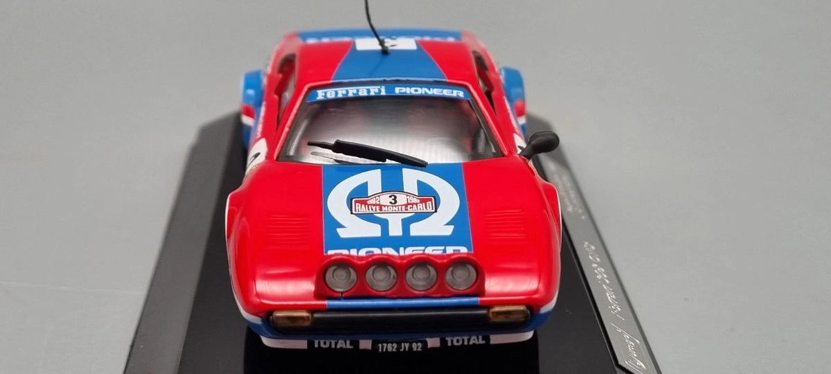 Modellautos 1:43 Bburago Racing Ferrari 308 GTB Rallye Monte Carlo 1982 #3 OVP