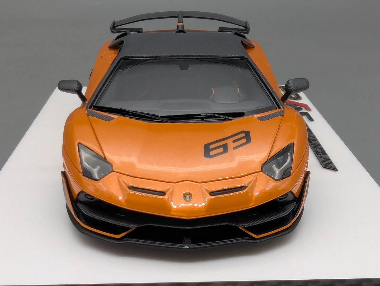 Eidolon Make Up 1:43 Lamborghini Aventador SVJ 63 2018 #63 Orange Ltd 53/63 OVP