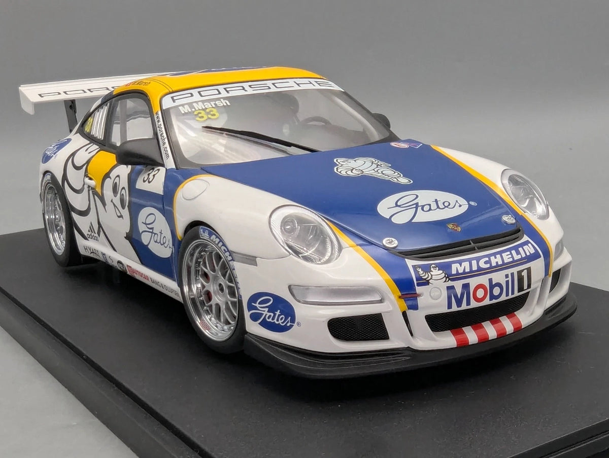 Modellautos 1:18 Autoart 80685 Porsche 911 (997) GT3 Cup PCCA 2006 #33 mit OVP