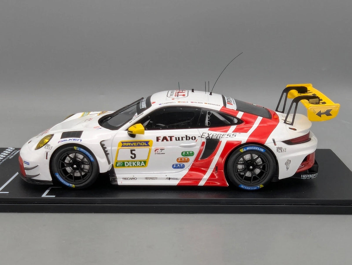 Modellautos 1:18 Ixo Porsche 911 GT3 R 24h Nürburgring 2024 #5 mit OVP