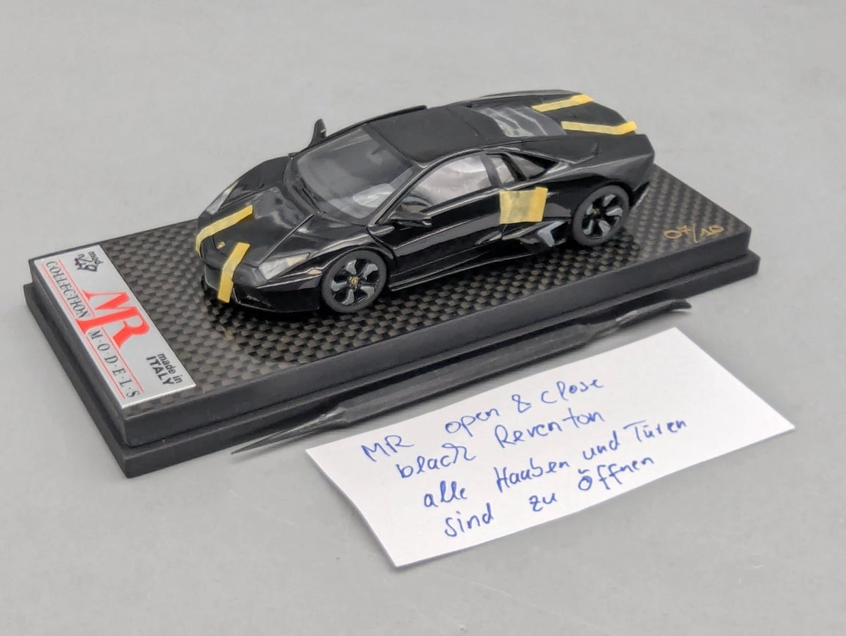 Modellautos 1:43 MR Lamborghini Reventon mit Open Close Door Funktion 07/10 OVP