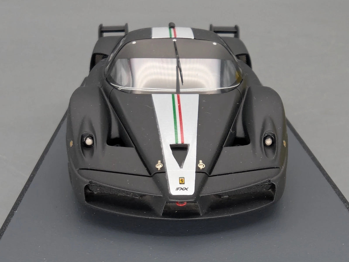 Modellautos 1:43 BBR Ferrari FXX 2006 Black Matt Ltd 20/20 mit Vitrine + OVP