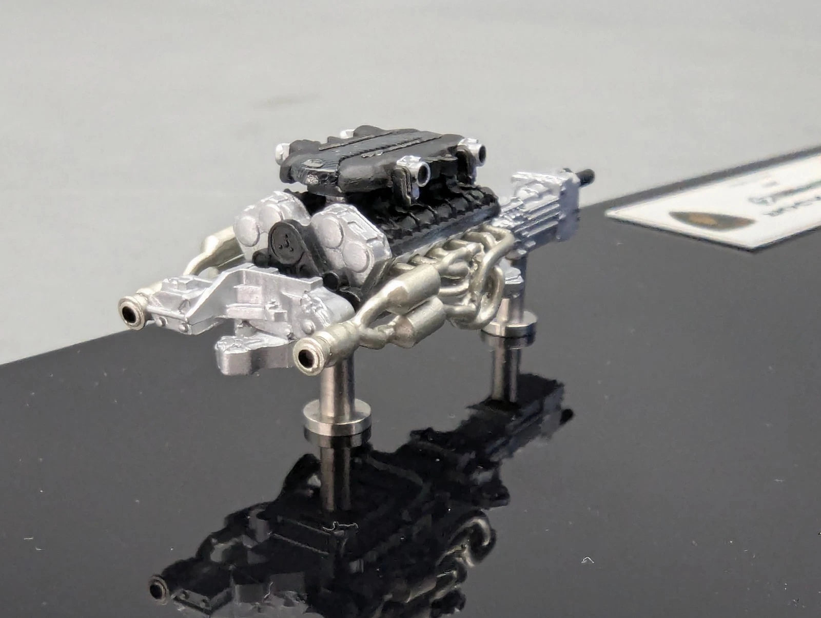 Eidolon Make Up 1:43 Lamborghini Aventador LP700-4 2011 Engine Set Blue Met. OVP