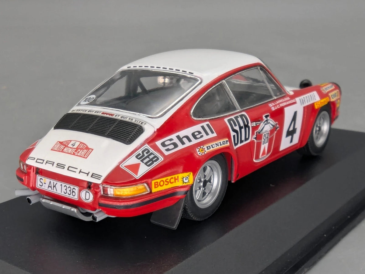 Modellautos 1:43 Minichamps Porsche 911 S SEB Rallye Monte Carlo 1972 #4 mit OVP