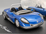 Modellautos 1:43 Vitesse Renault Sport Spider Blau mit Vitrine