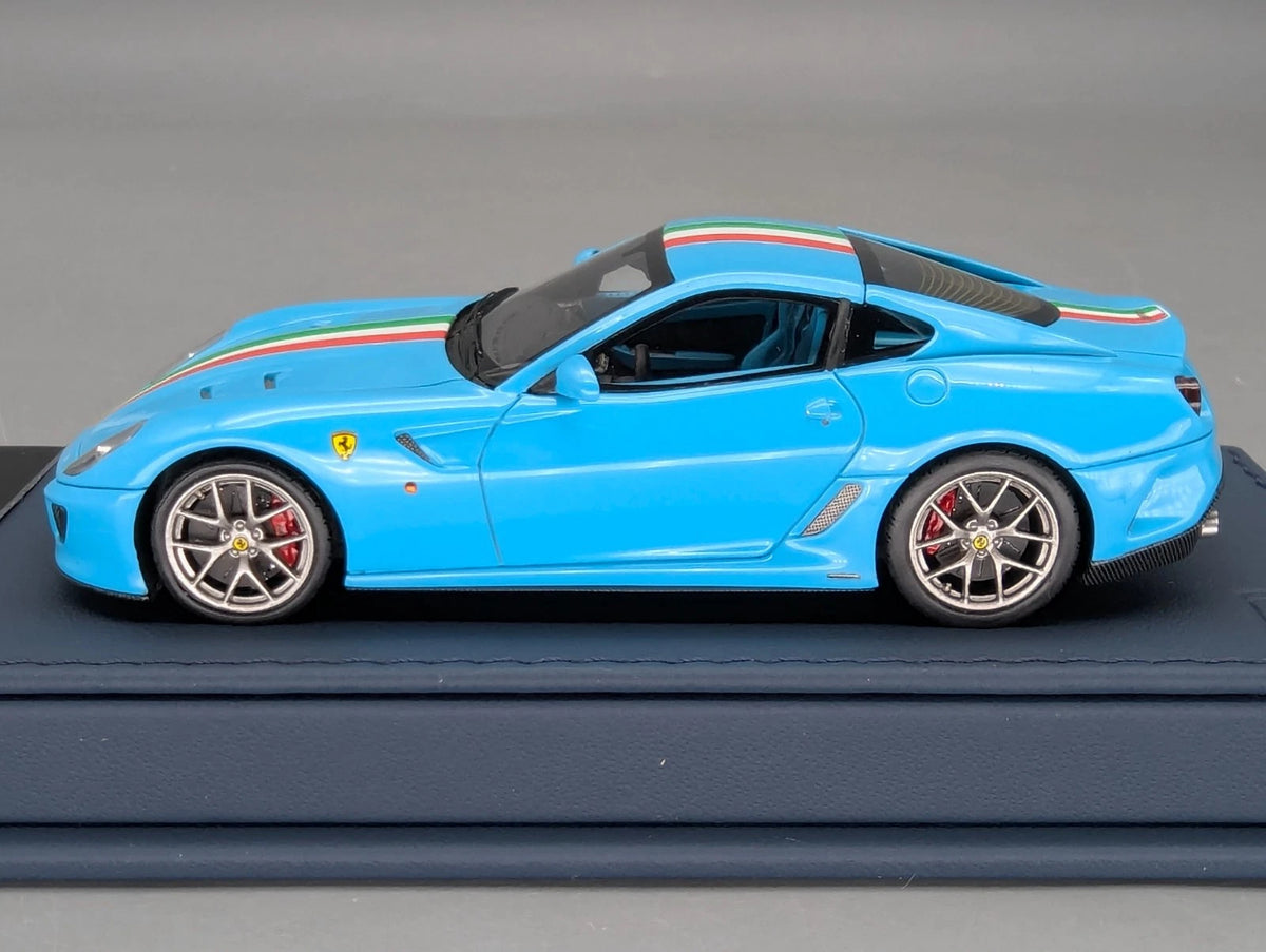 Modellautos 1:43 BBR Executive Ferrari 599 GTO Baby Blue Limited 42/70 mit OVP