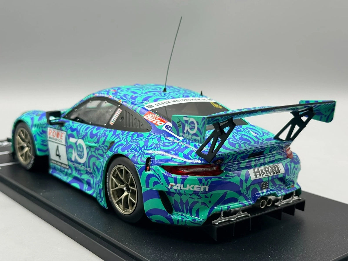 Modellautos 1:18 Ixo Porsche 911 GT3 R VLN 7 Nürburgring 2018 #4 mit OVP