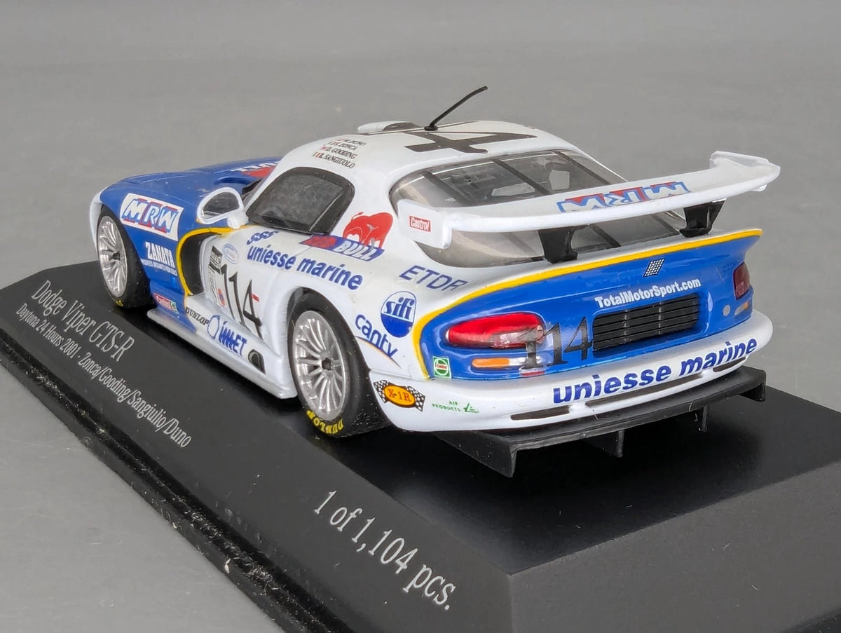 Modellautos 1:43 Minichamps Dodge Viper GTS-R 24h Le Mans 2001 #114 mit OVP