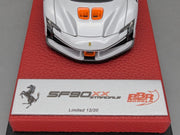 Modellautos 1:43 BBR Concept43 Ferrari SF90 XX Stradale Ltd 12/20 Weiß mit OVP