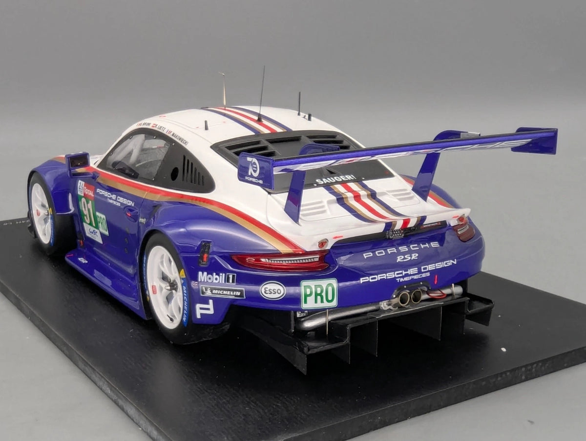 Modellautos 1:18 Spark 18S392 Porsche 911 RSR 24h Le Mans 2018 #91 Lietz uA OVP
