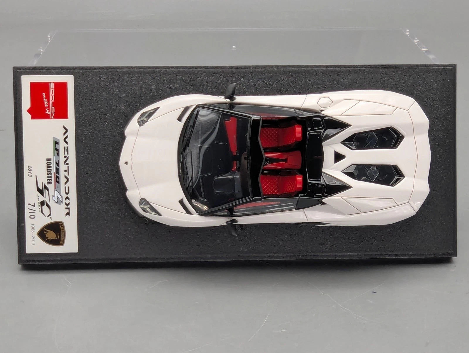 Eidolon Make Up 1:43 Lamborghini Aventador LP720-4 Roadster Weiß 2013 07/10 OVP