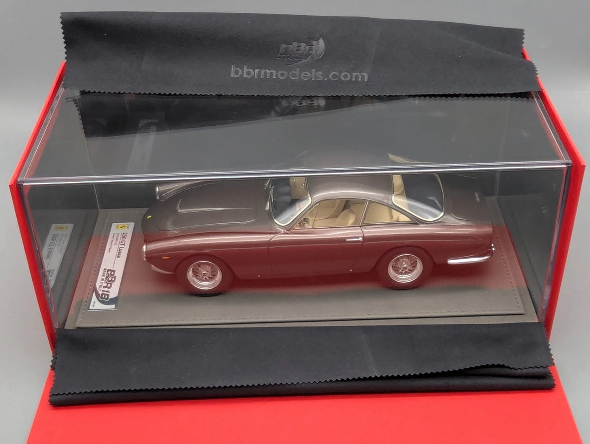 Modellautos 1:18 BBR Ferrari 250 GT Lusso S/N 4891 GT S. Mc Queen Ltd 1/180 OVP