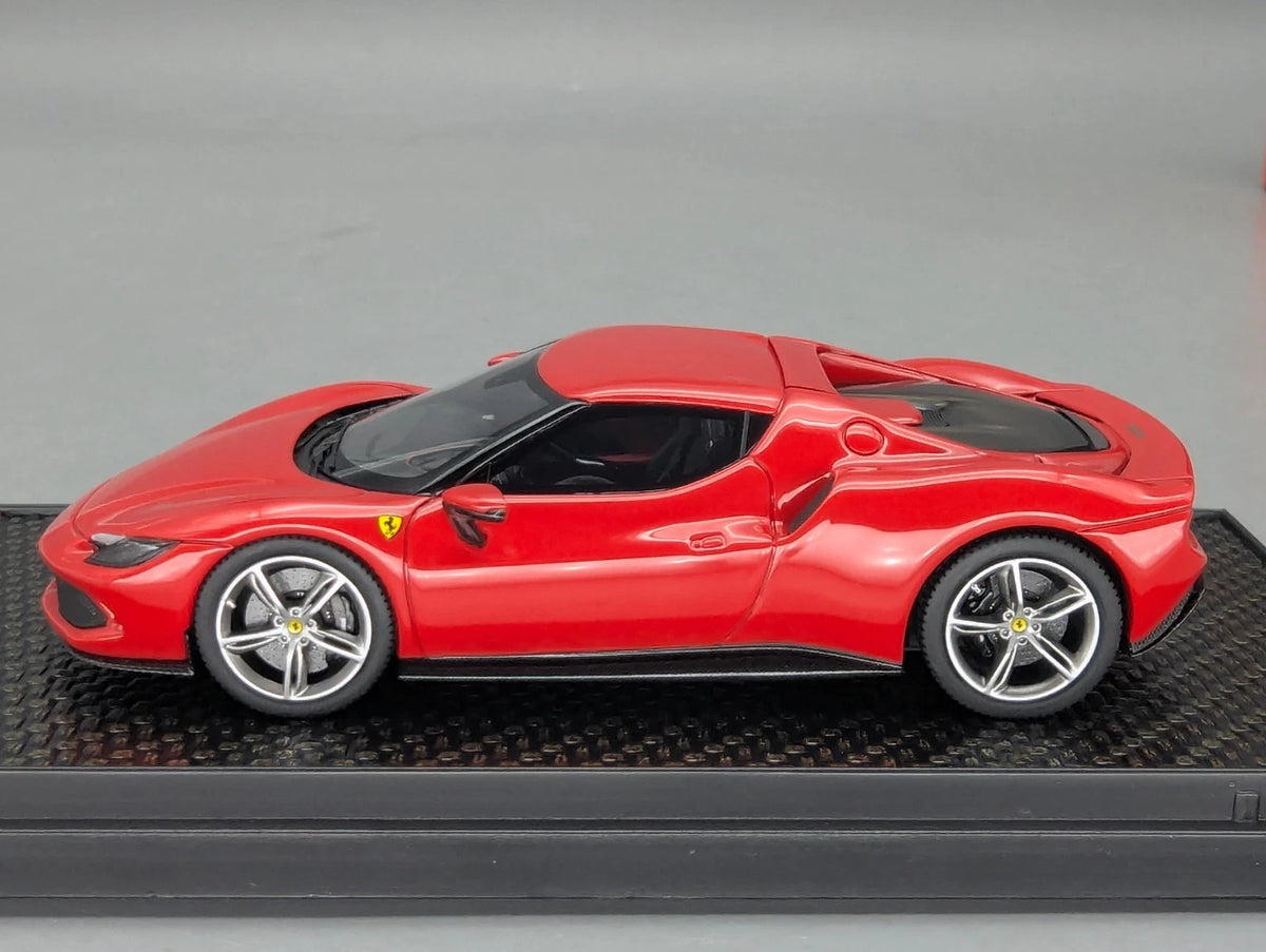 Modellautos 1:43 BBR Concept43 Ferrari 296 GTB Rosso Corsa 322 Ltd 222/300 OVP