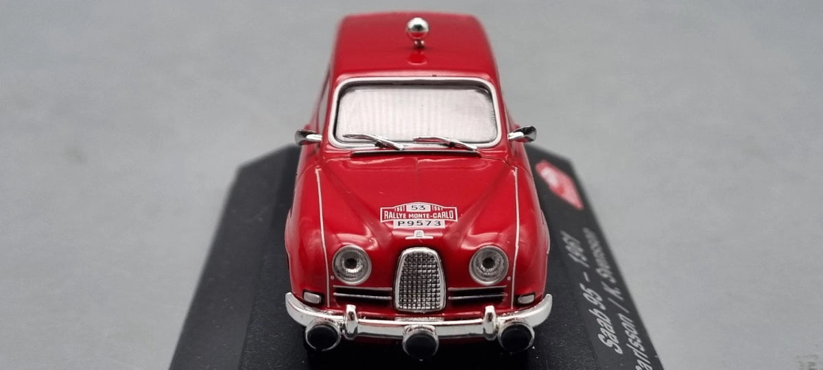 Modellautos 1:43 Atlas Saab 95 #53 Rallye Monte Carlo 1961 OVP