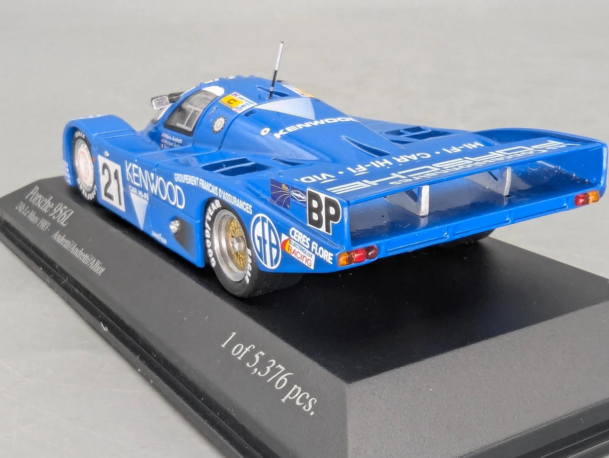 Modellautos 1:43 Minichamps Porsche 956L 24h Le Mans 1983 #21 Andretti u.A. OVP