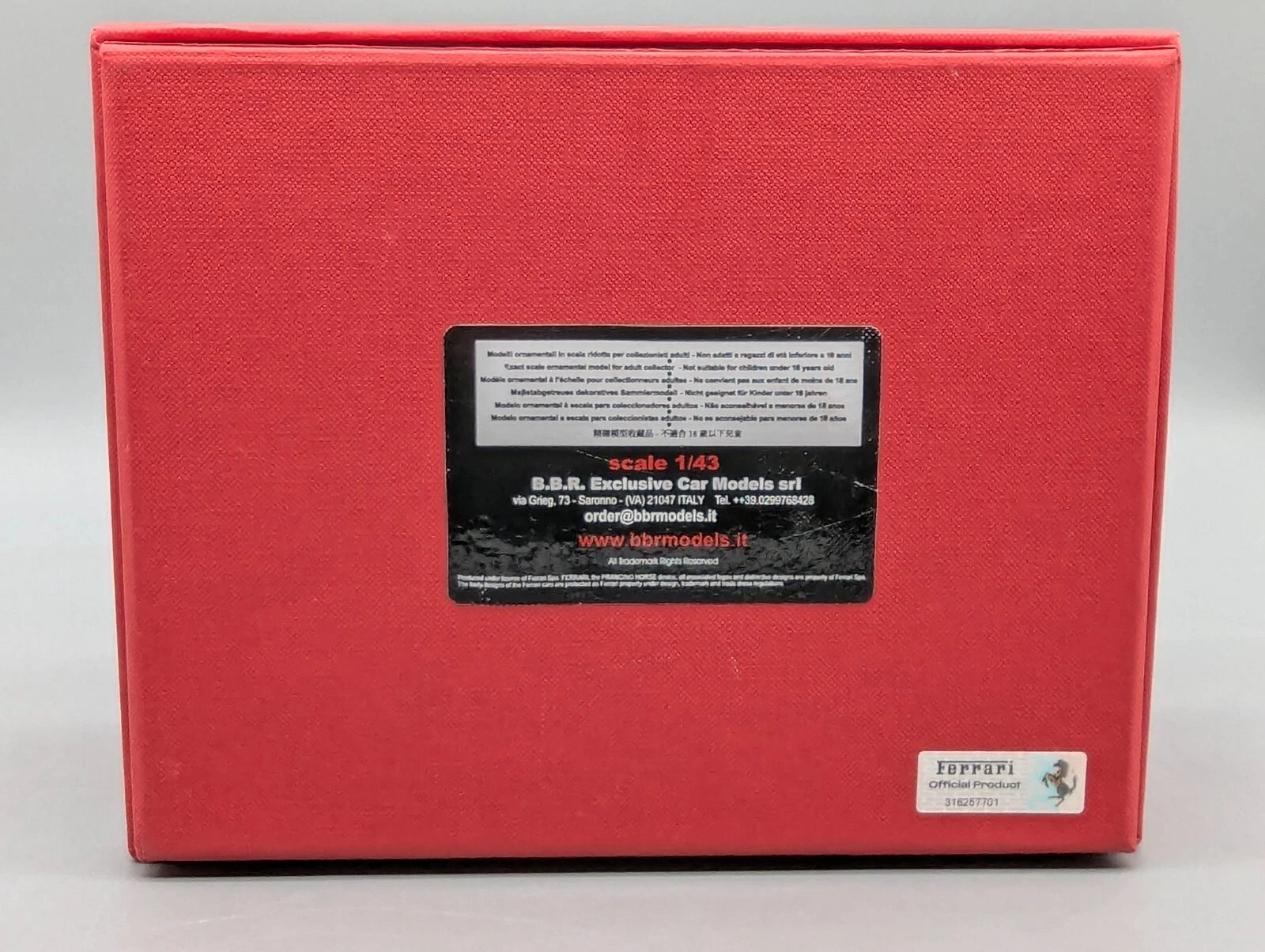 Modellautos 1:43 BBR Ferrari 488 Pista RHD 2020 Romans International 1/5 OVP