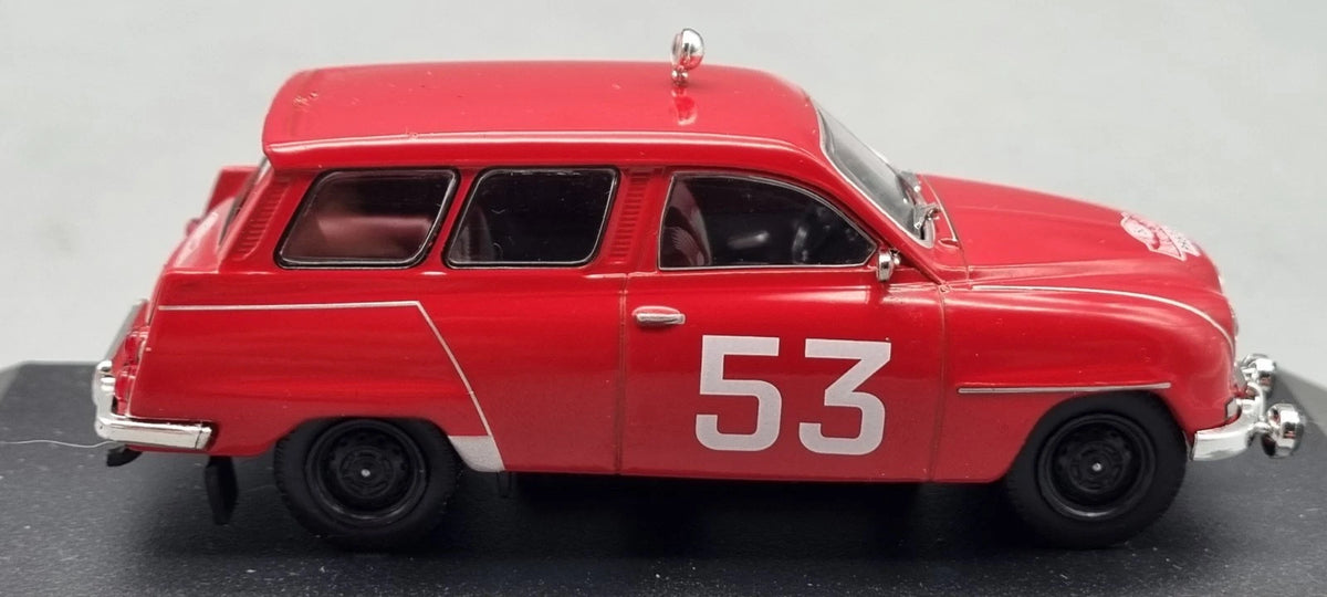 Modellautos 1:43 Atlas Saab 95 #53 Rallye Monte Carlo 1961 OVP