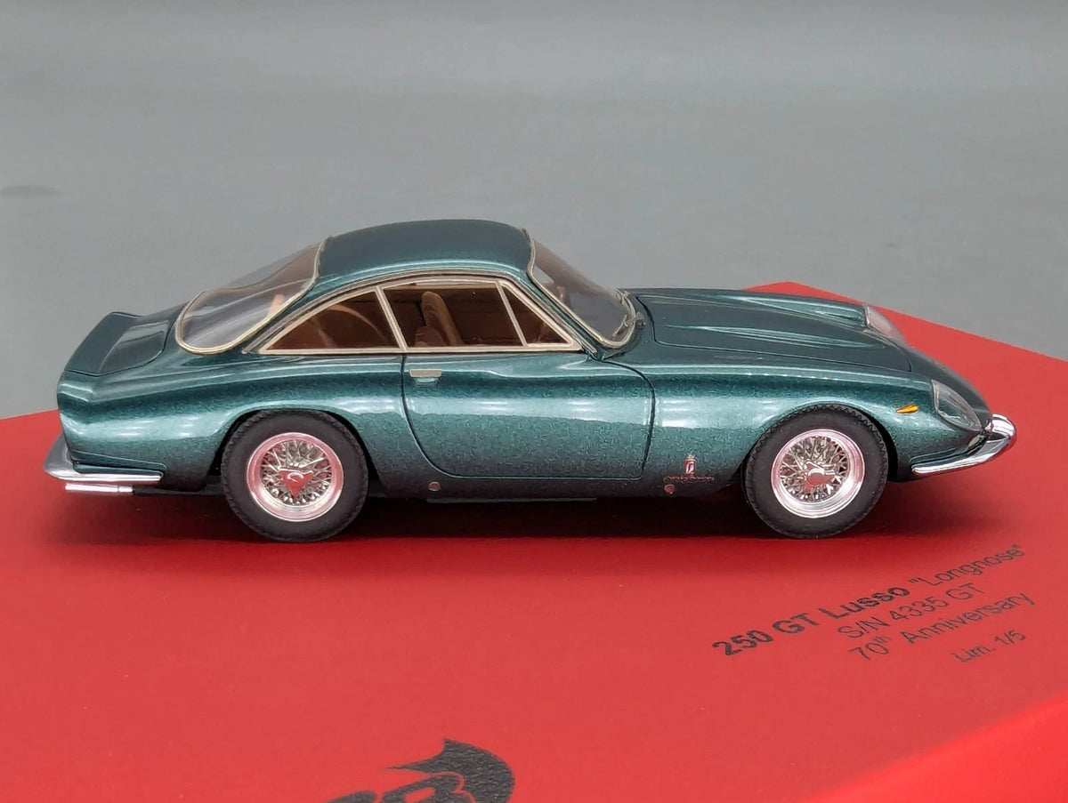 Modellautos 1:43 BBR Ferrari 250 GT Lusso Longnose Mugello Green Ltd 01/05 OVP