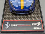 Modellautos 1:43 BBR Concept43 Ferrari 812 Competizione Blue TdF 10/48 mit OVP