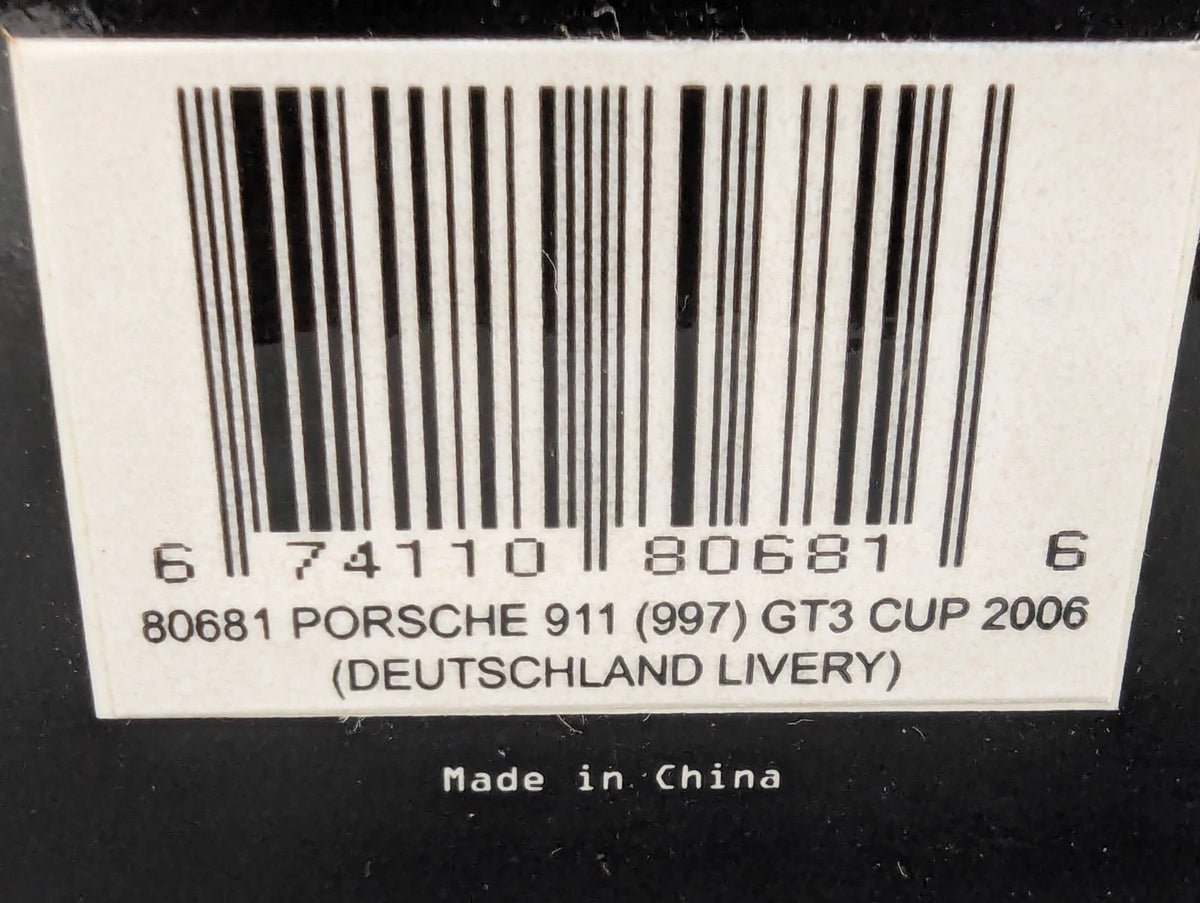 Modellautos 1:18 Autoart 80681 Porsche 911 (997) GT3 Promo Cup 2006 mit OVP