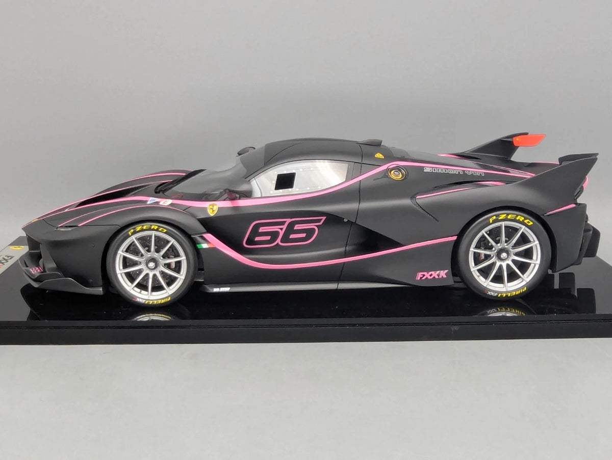 Modellautos 1:12 BBR Ferrari FXX-K Car #6 Nero Matt Ltd 07/25 in Vitrine OVP