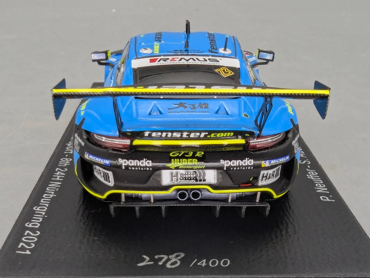 Modellautos 1:43 Spark SG757 Porsche 911 GT3 R 24h Nürburgring 2021  #23 OVP