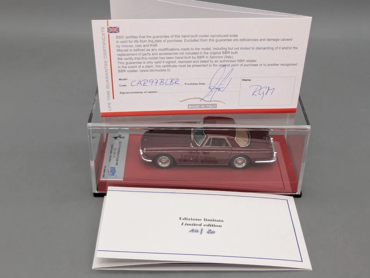 Modellautos 1:43 BBR Ferrari 250 GT Pininfarina Coupe 1960 10/20 OVP