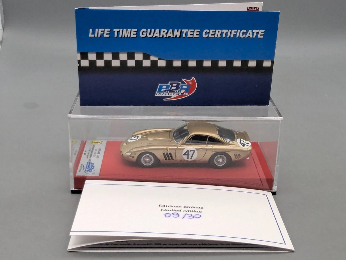 Modellautos 1:43 BBR RGM Ferrari 330 LMB LHD S/N 4453 SA #47 Ltd 09/30 OVP