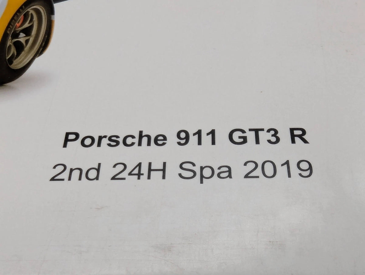 Modellautos 1:18 Spark Porsche 911 GT3 R Zweiter (2nd) 24h Spa 2019 #998 mit OVP