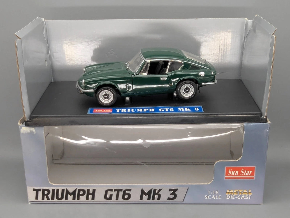 Modellautos 1:18 Sun Star Triumph GT6 MK 3 British Racing Green mit OVP