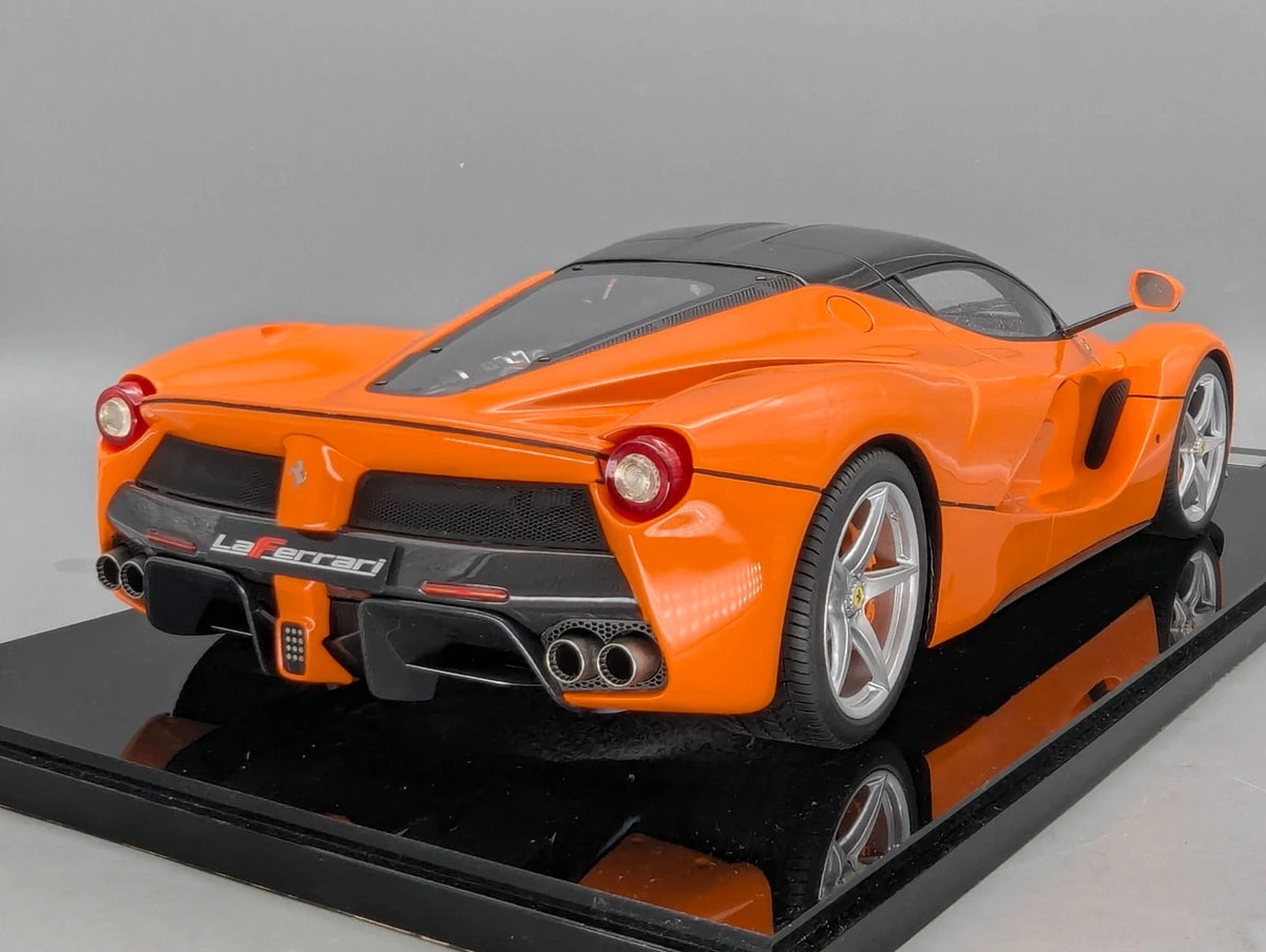 Modellautos 1:12 BBR Ferrari LaFerrari Honda Orange Gloss Black Roof L 07/10 OVP
