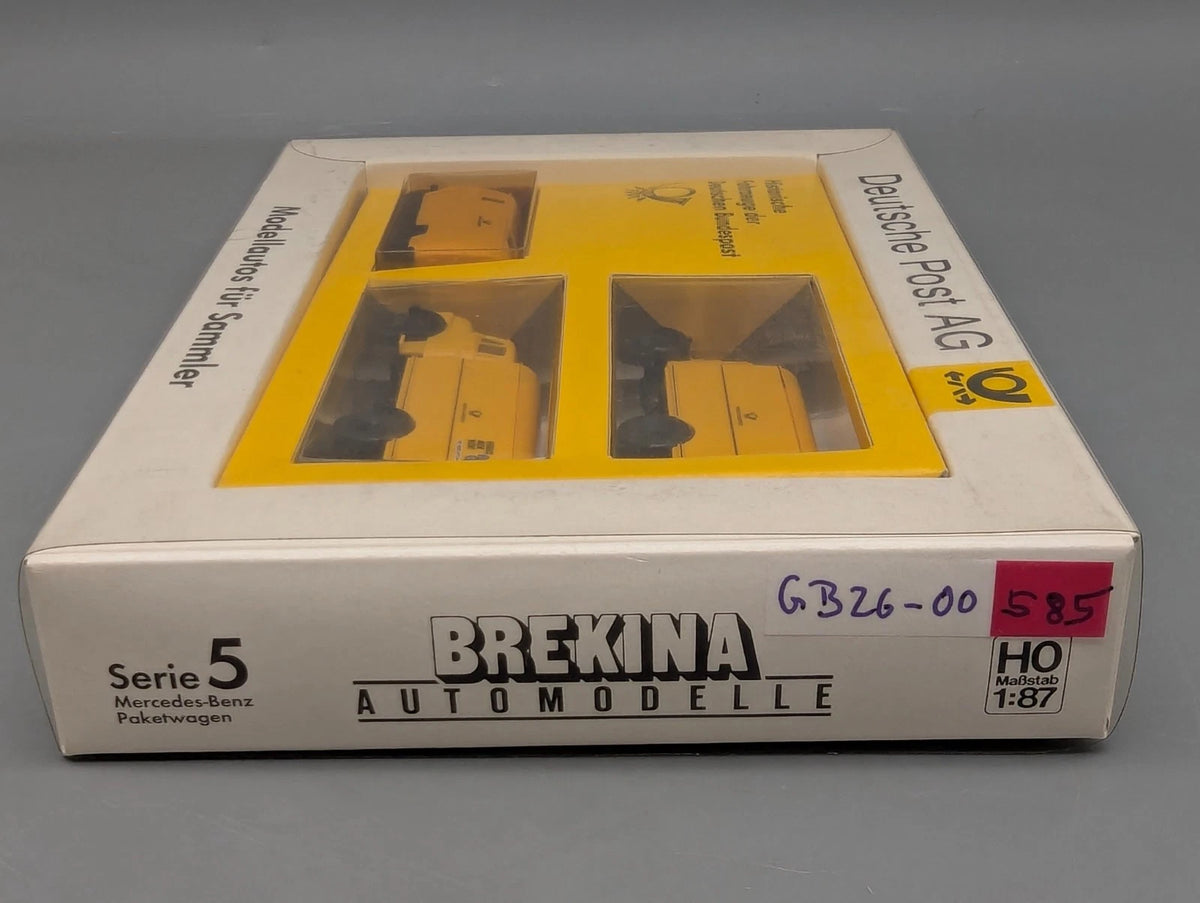 LKW Modell H0 1:87 Brekina Serie 5 Historische Post Fahrzeuge DBP 3-tlg Set OVP