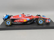 Modellautos 1:18 Bburago Ferrari SF24 Miami 2024 #16 C. Leclerc mit Vitrine OVP