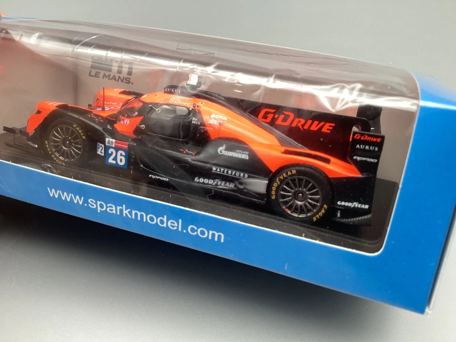 Modellautos 1:43 Spark Aurus 01 Gibson G-Drive LM 2021 #26 OVP ungeöffnet