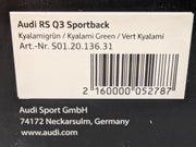 Modellautos 1:43 Minichamps Audi RS Q3 Sportback Kyalami-Grün mit Dealer OVP