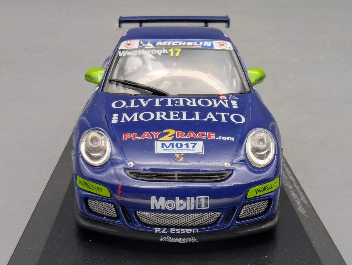 Modellautos 1:43 Minichamps Porsche 911 GT3 Cup 2006 #17 mit WAP Dealer OVP