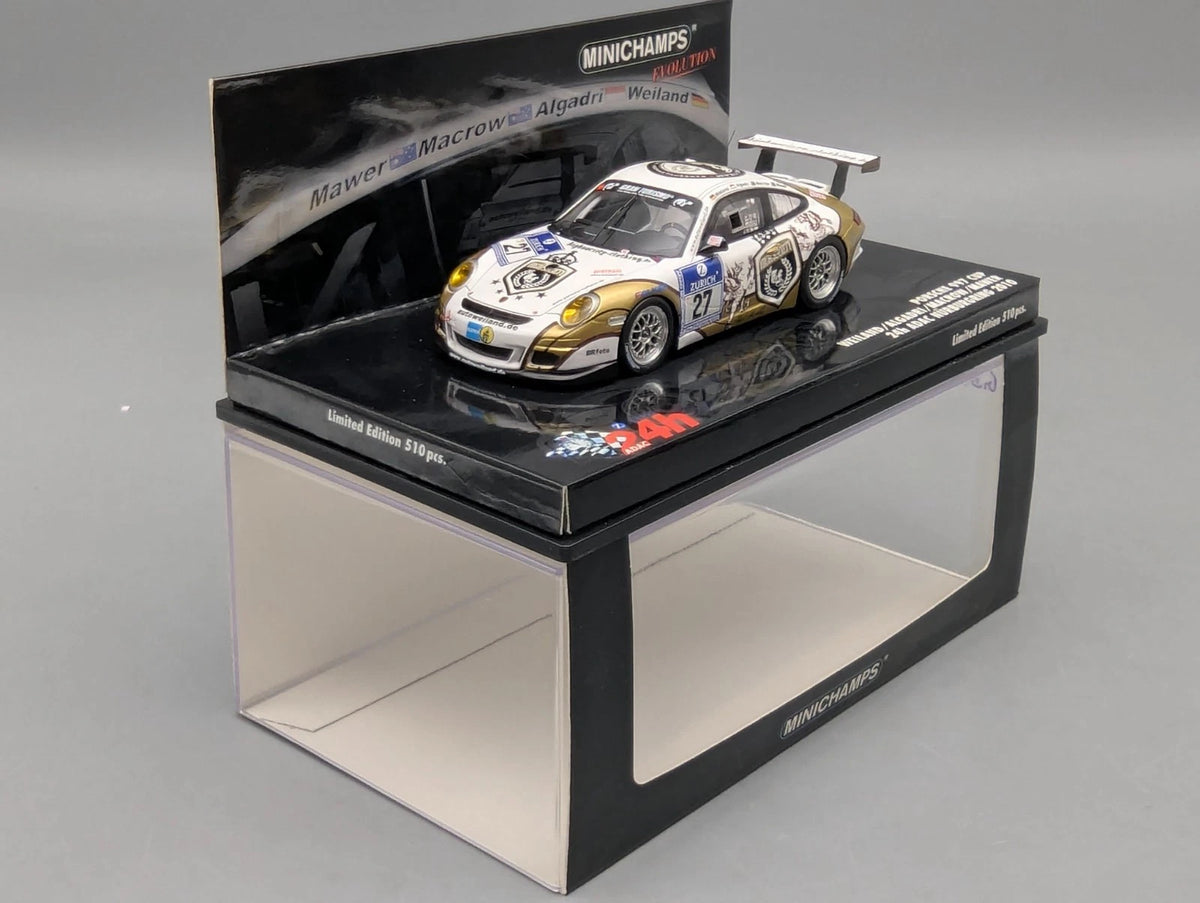 Modellautos 1:43 Minichamps Porsche 997 Cup 24h Nürburgring 2010 #27 mit OVP
