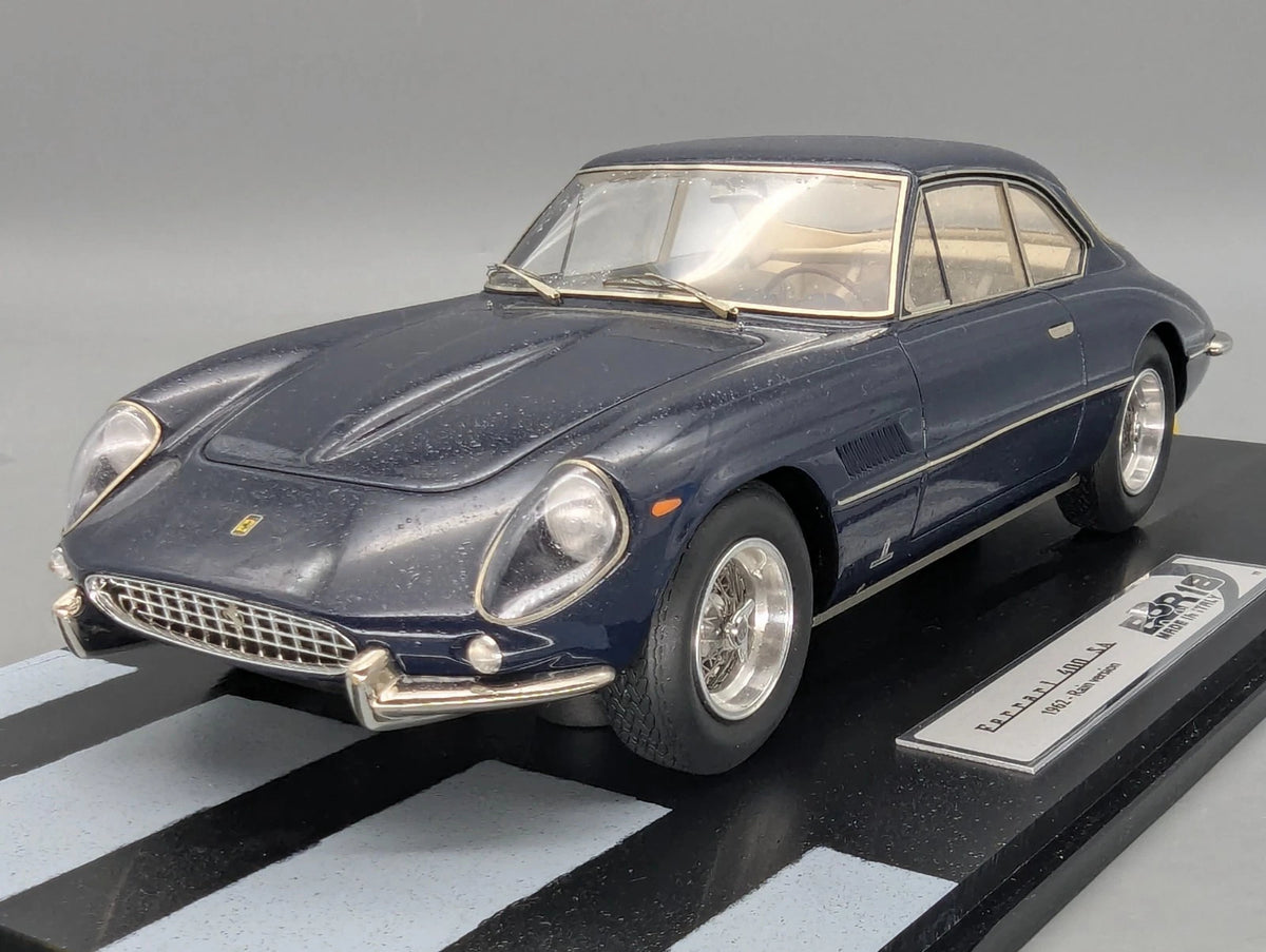 Modellautos 1:18 BBR Ferrari 400 SA 1962 Blau RAIN / DIRTY VERSION Ltd 07/07 OVP