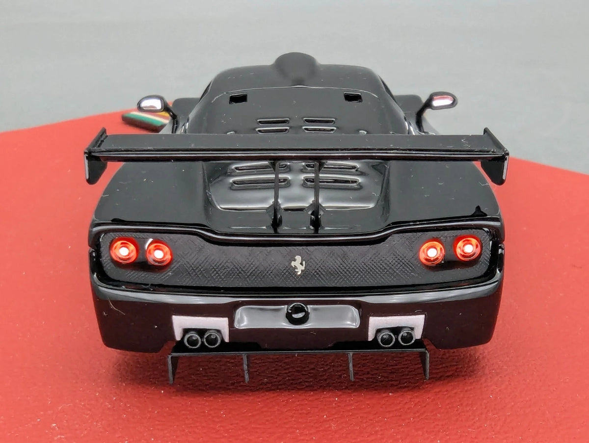 Modellautos 1:43 BBR Ferrari F50 Gloss Black Ltd 15/20 Medium Base Vitrine OVP