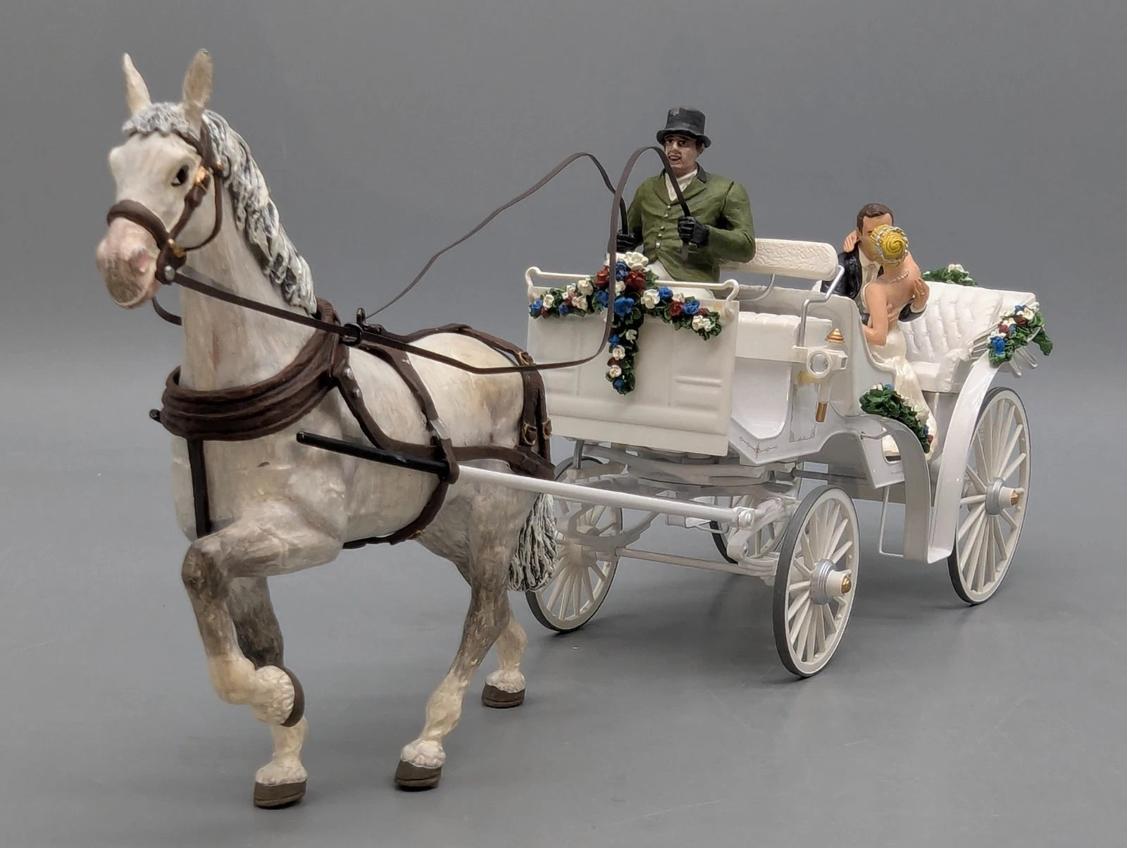 Zinnfiguren Set 1:24 Distler Schuco 873 0025 Hochzeitskutsche mit OVP