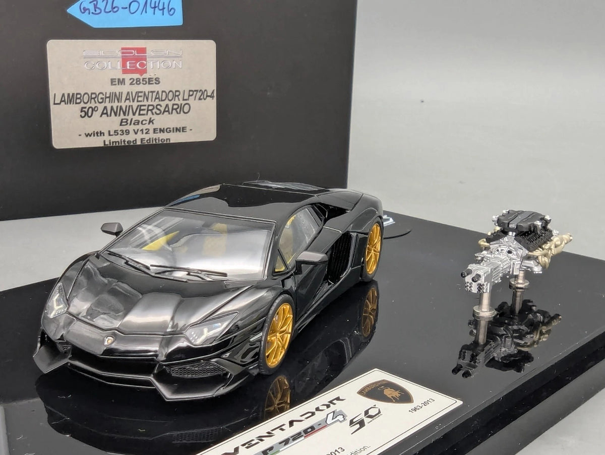 Eidolon Make Up 1:43 Lamborghini Aventador LP720-4 50. Annivers. Engine Set OVP