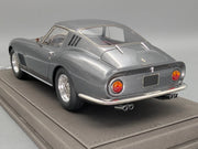 Modellautos 1:18 BBR Ferrari 275 GTB/4 1966 Grigio Met 08/36 mit Vitrine und OVP