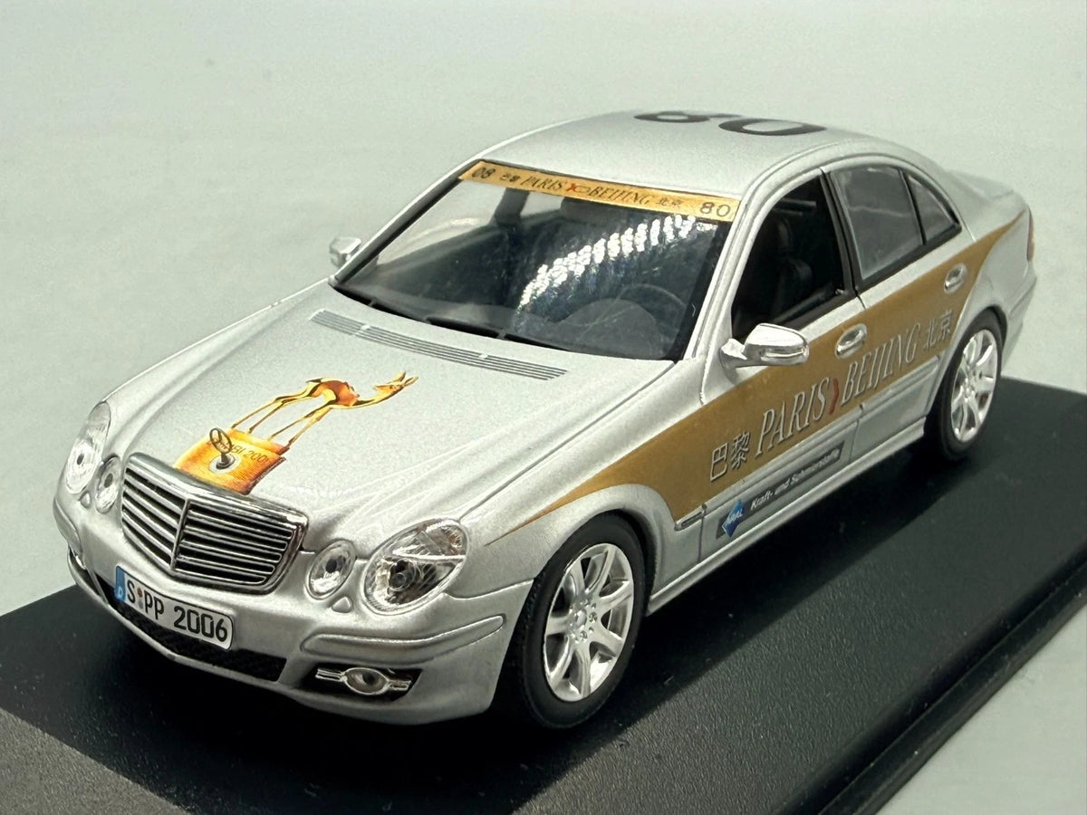 Modellautos 1:43 Minichamps Mercedes-Benz E-Klasse Rally Paris–Peking +Umkarton