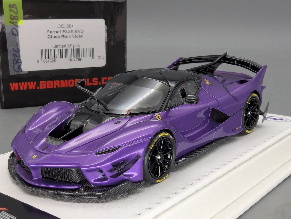 Modellautos 1:43 BBR Executive Calsito Ferrari FXX-K EVO Mica Viol Ltd 22/35 OVP