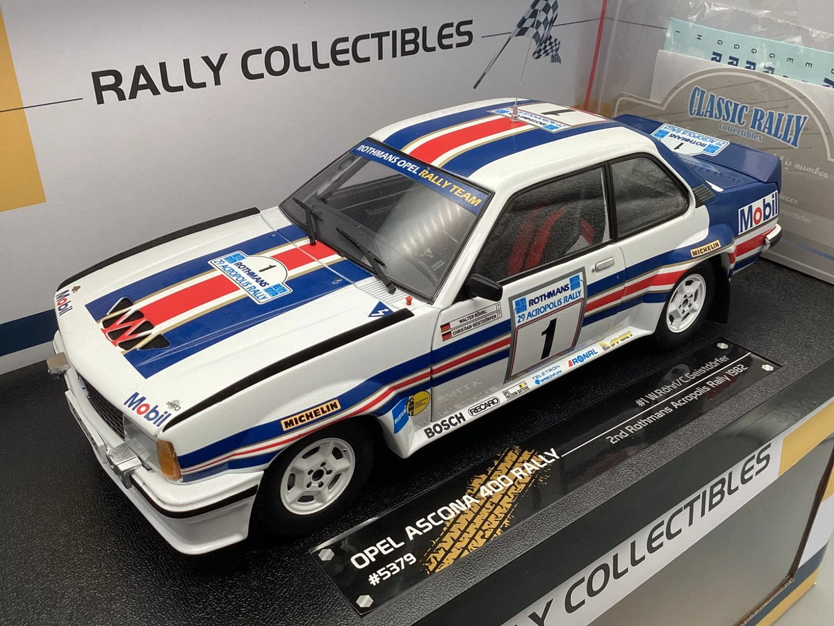 Modellautos 1:18 Sun Star Opel Ascona 400 Acropolis Rally 1982 #1 mit OVP
