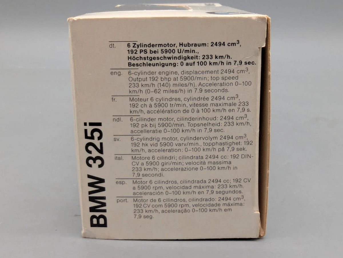 Modellautos 1:43 Solido BMW 325i mit Dealer OVP