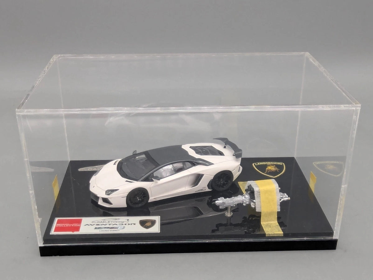 Eidolon Make Up 1:43 Lamborghini Aventador LP760-2 Engine Set Oakley Weiß OVP