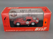 Modellautos 1:43 Best Model Alfa Romeo TZ2 1964 Rot #230 mit OVP
