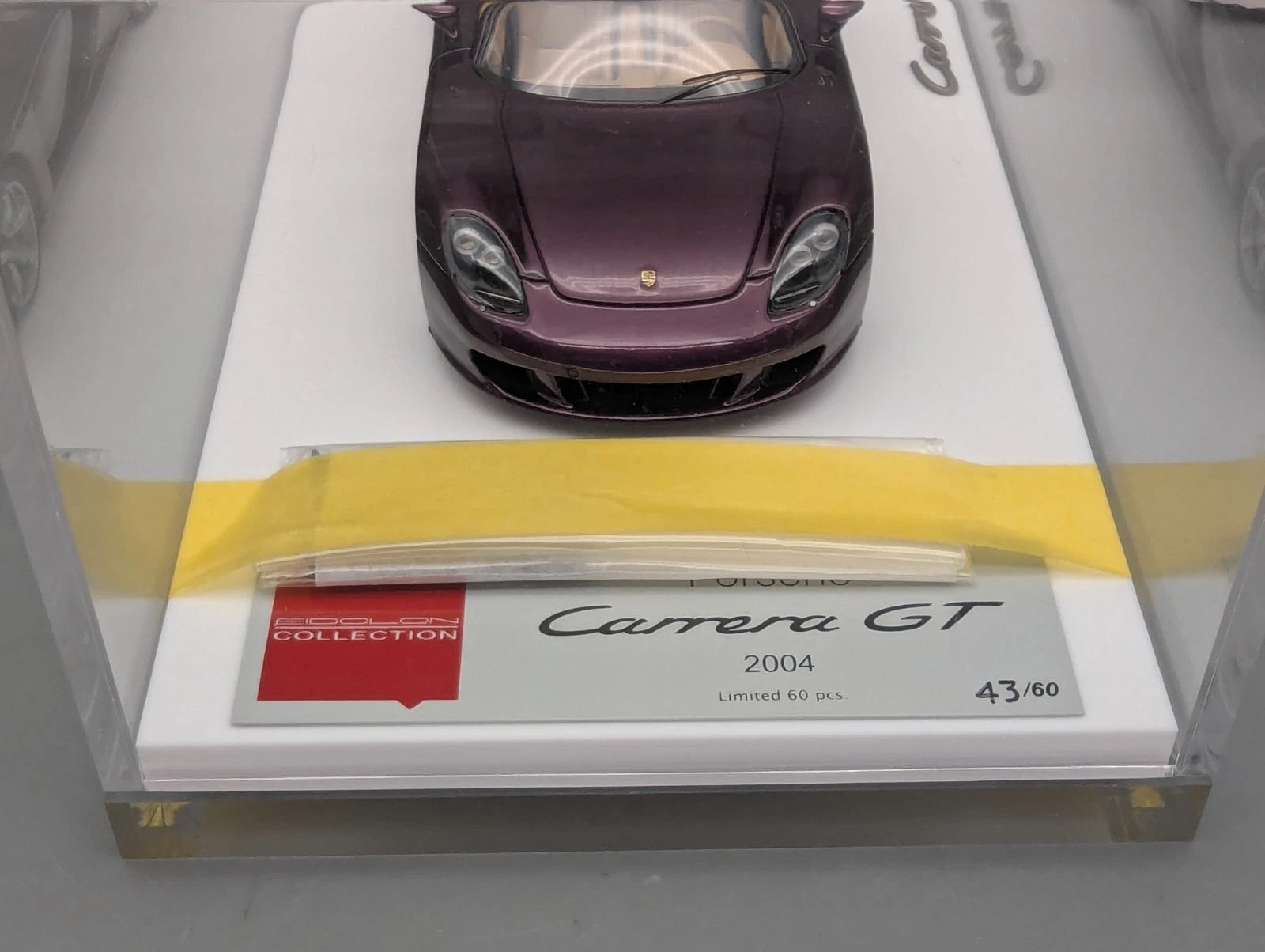 Eidolon Make Up 1:43 Porsche Carrera GT 2004 Amethyst Met. Ltd 43/60 Stck OVP