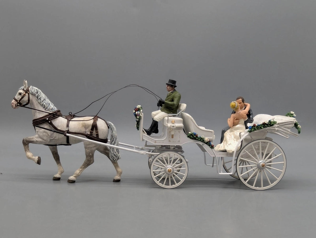 Zinnfiguren Set 1:24 Distler Schuco 873 0025 Hochzeitskutsche mit OVP